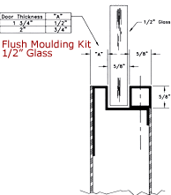 Flush Molding Kit Thick Glazing